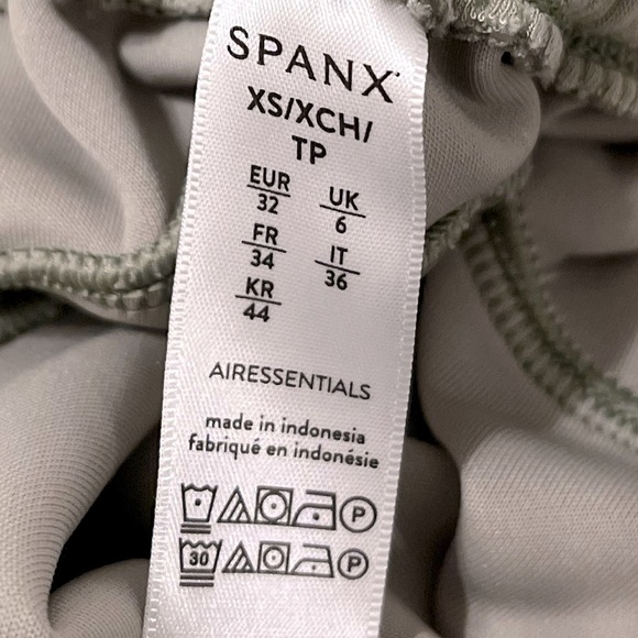 Spanx AirEssentials 4-Inch Shorts - Matcha - Picture 6 of 7